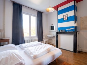 Interior Design, Flooring, Furniture, Floor, Lighting, Ceiling, Room, Bedroom, Home, Bed