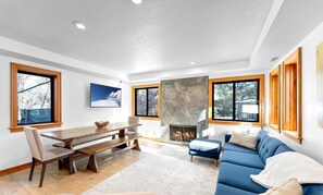Spacious living room perfect for lounging after a day of adventure.