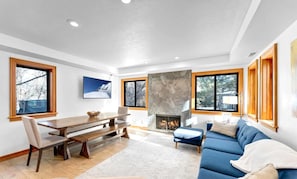 Spacious living room perfect for lounging after a day of adventure.