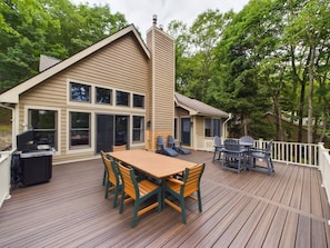 large deck off main level