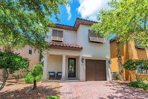 Front of Home & Private Driveway
