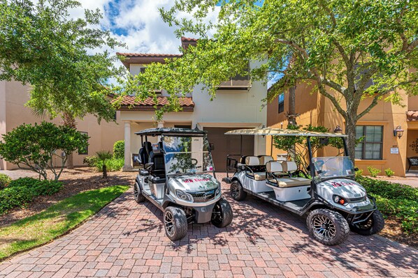 Two Golf Carts Included