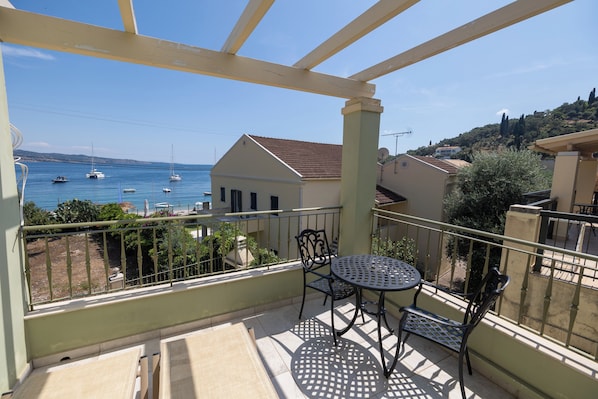 View over bay from the apartment.