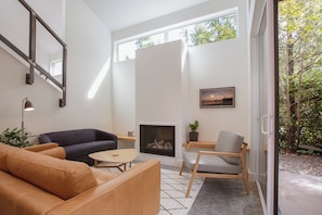 bright airy living room