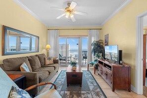 Living Room with a Gulf View