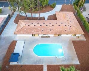 Birds Eye view of property. 