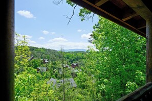 Blick von der Unterkunft