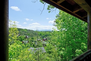 Blick von der Unterkunft