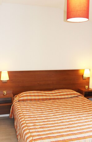 Drift to sleep in a comfortable bed after a wonderful day outside.