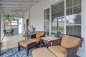 Screened Porch | Partial Water Views | 2-Story Home