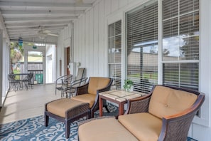 Screened Porch | Partial Water Views | 2-Story Home
