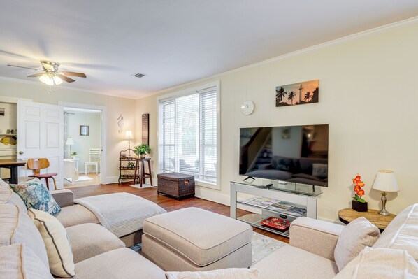 St. Marys Vacation Rental | 4BR | 2.5BA | 2,044 Sq Ft | Stairs Required