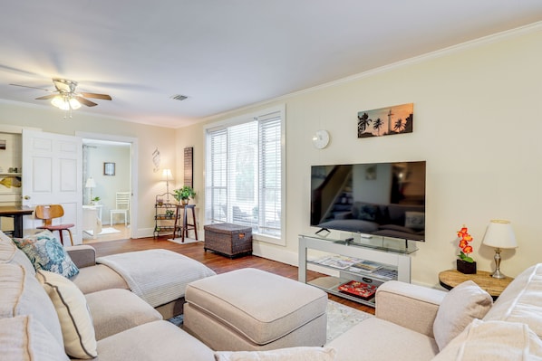 St. Marys Vacation Rental | 4BR | 2.5BA | 2,044 Sq Ft | Stairs Required