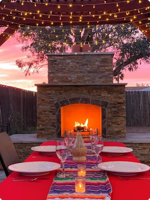 Outdoor dining