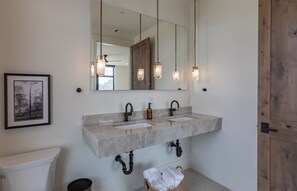 Suite one's enusite bathroom
