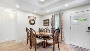 Formal dining space