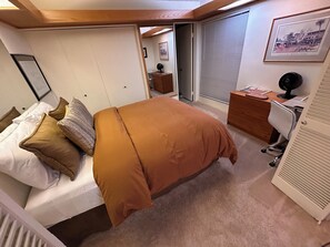 Second bedroom with queen bed & in suite bathroom