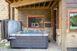 First Private Hot Tub