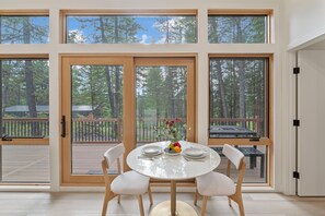 Bistro table and deck access | Main Level