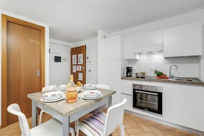Kitchen and dining area