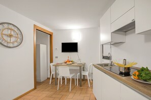 Kitchen and dining area