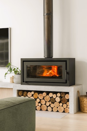 Cosy fireplace for cool winter nights