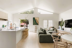 Light filled open plan living