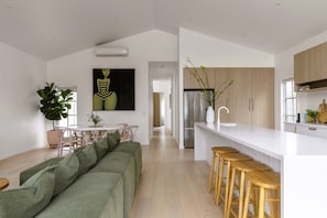 Light filled open plan living