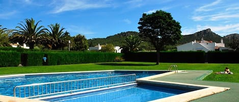 Schwimmbad des Ferienhauses