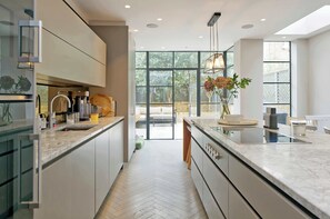 Open plan kitchen