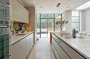 Open plan kitchen
