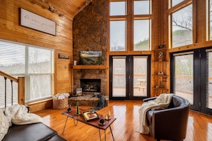 Spacious & well-lit living room for quality time.