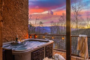 Relax & unwind in your private hot tub oasis!