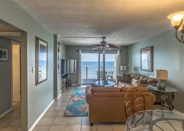 Gulf front living room