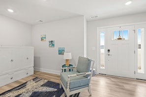 A modern entryway into your beach getaway!