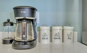 Kaffe och/eller kaffebryggare