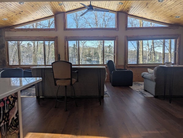 Living room from kitchen