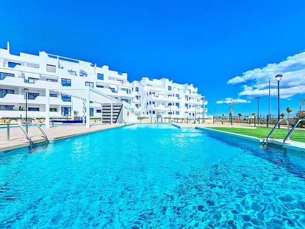 Maison de vacances de 2 chambres avec accès à la piscine à Santa Rosalia