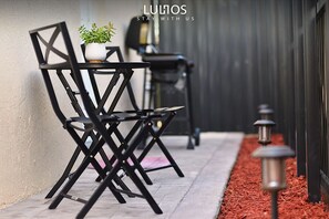 A cozy patio paradise designed for gatherings