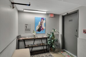 Interior entrance
