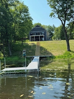 Just steps from the water—perfect for casting a line, paddle boarding, or simply relaxing by the shore.