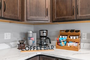 Your dream coffee bar—loaded with everything you need for the perfect cup, any time of day.