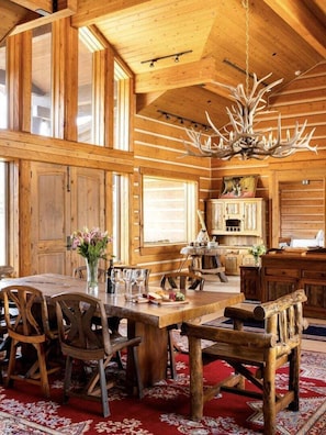 Front Entrance and Living and Dining Area