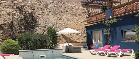 Piscine maison de vacances