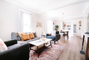 Spacious and airy open concept floor plan