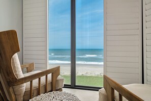 Relax in chairs in Master bedroom looking at the Ocean