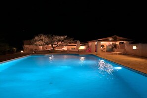 Schwimmbad des Ferienhauses