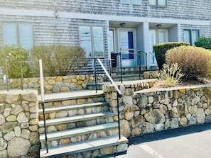 Front entrance to condo