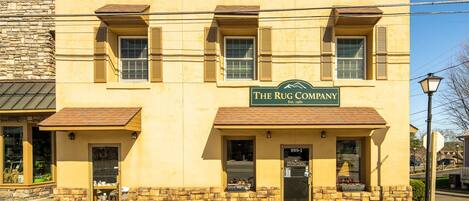 Penthouse 999 is above the Rug Company on Main Street