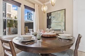 Dining Table with Seating for 4 | Additional bar seating available!